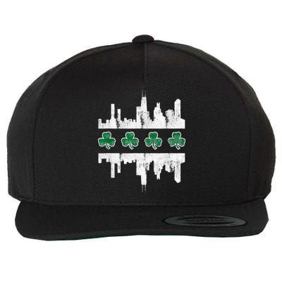 Chirish Southside Irish St Patricks Day Chicago Wool Snapback Cap
