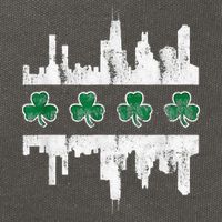 Chirish Southside Irish St Patricks Day Chicago Cotton Canvas Backpack