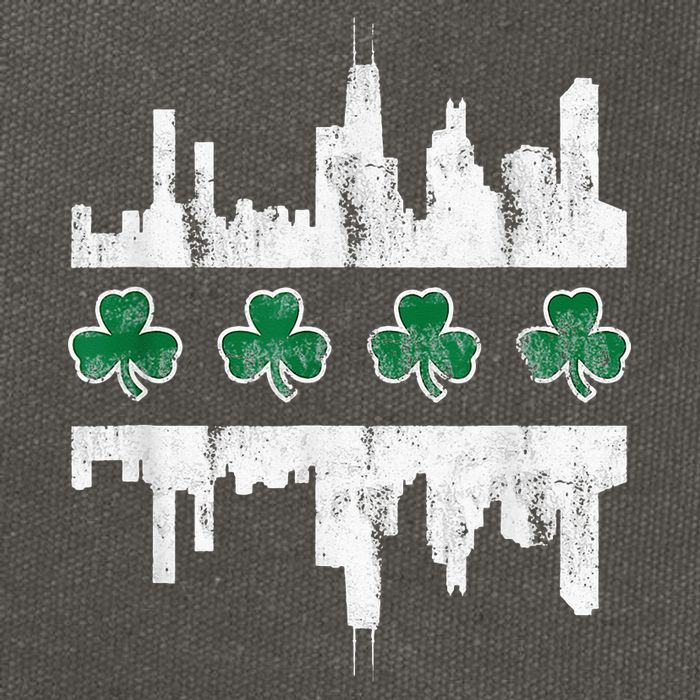 Chirish Southside Irish St Patricks Day Chicago Cotton Canvas Backpack