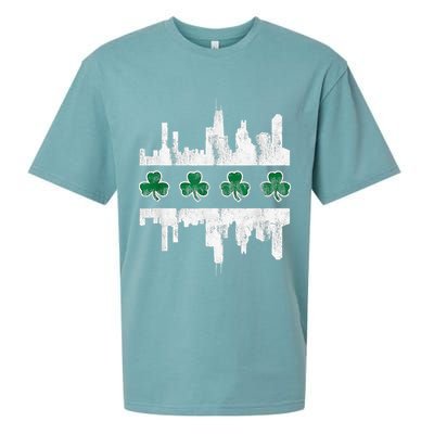 Chirish Southside Irish St Patricks Day Chicago Sueded Cloud Jersey T-Shirt