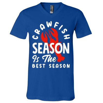 Crawfish Season Is The Best Season Cajunstyle Cool Gift V-Neck T-Shirt