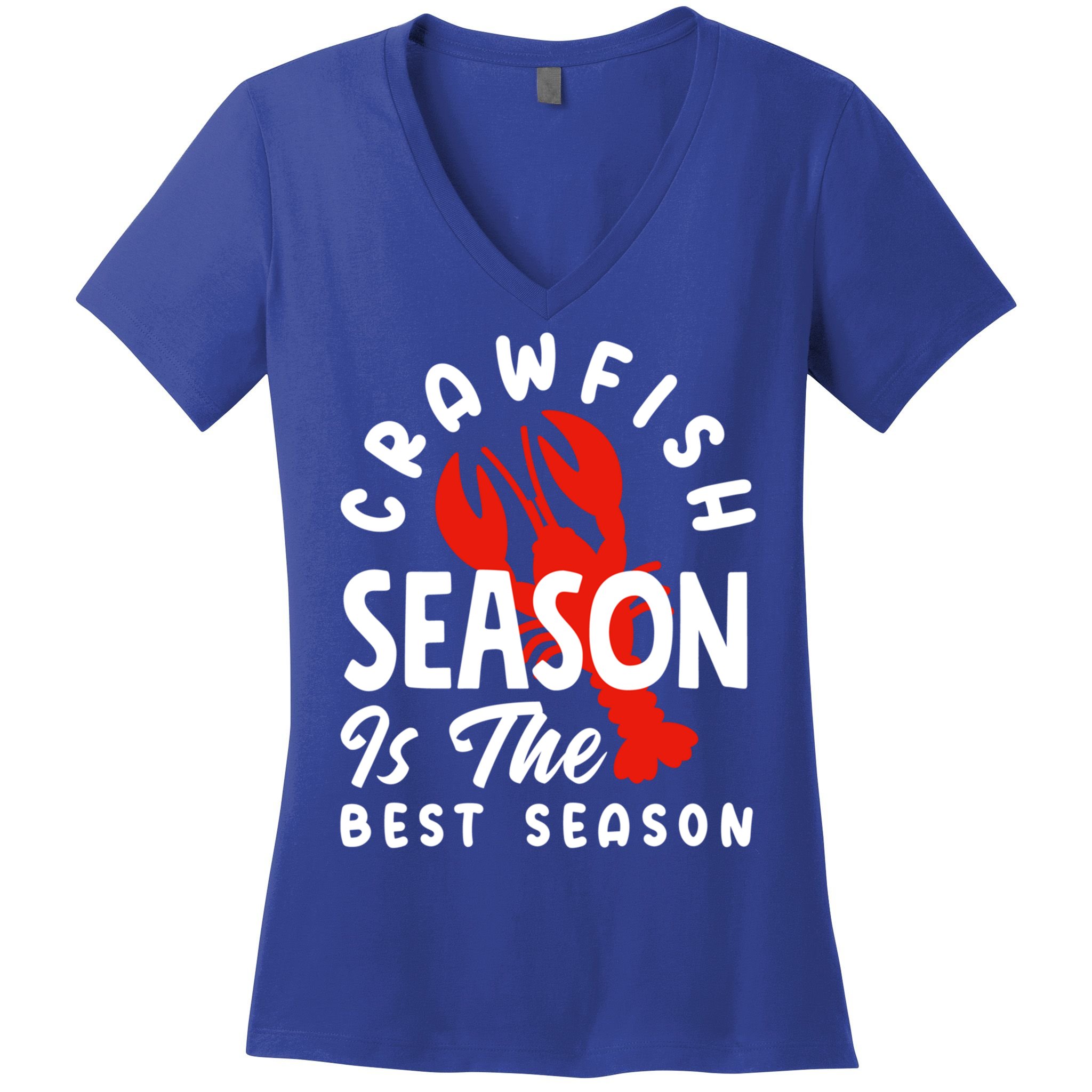 Crawfish Season Is The Best Season Cajunstyle Cool Gift Women's V-Neck T-Shirt