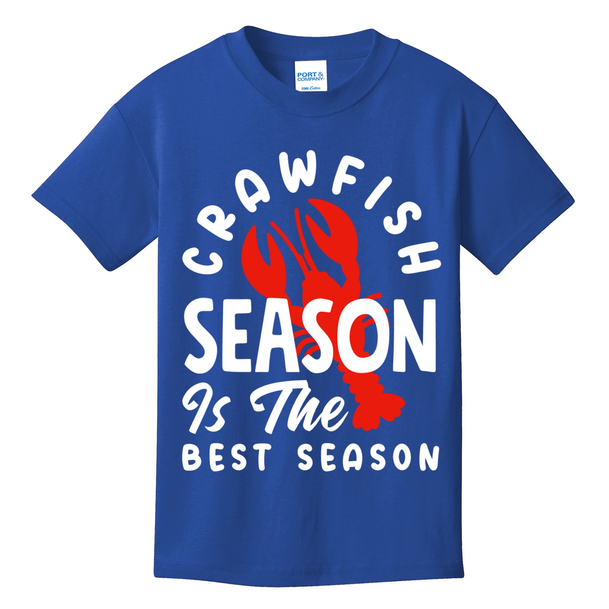 Crawfish Season Is The Best Season Cajunstyle Cool Gift Kids T-Shirt