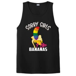 Cool Sorry I Like Bananas Funny Sarcastic Gay Gift PosiCharge Competitor Tank