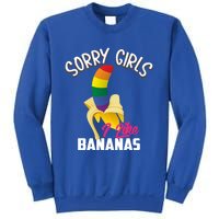 Cool Sorry I Like Bananas Funny Sarcastic Gay Gift Sweatshirt