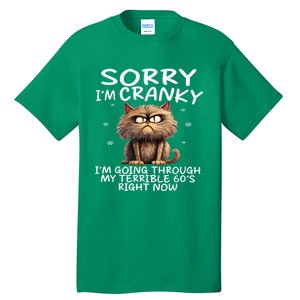 Cat Sorry IM Cranky IM Going Through My Terrible 60S Tall T-Shirt