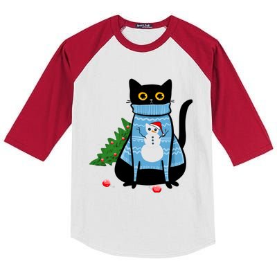 Christmas Shirt It Wasn't Me Shirt Kids Colorblock Raglan Jersey