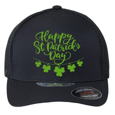 Cool Shamrock Irish Culture Happy St. Patricks Day Women Flexfit Unipanel Trucker Cap