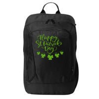 Cool Shamrock Irish Culture Happy St. Patricks Day Women City Backpack