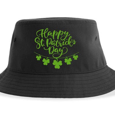 Cool Shamrock Irish Culture Happy St. Patricks Day Women Sustainable Bucket Hat