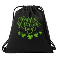 Cool Shamrock Irish Culture Happy St. Patricks Day Women Drawstring Bag