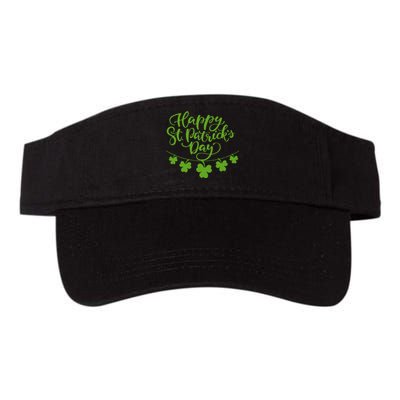 Cool Shamrock Irish Culture Happy St. Patricks Day Women Valucap Bio-Washed Visor