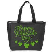 Cool Shamrock Irish Culture Happy St. Patricks Day Women Zip Tote Bag