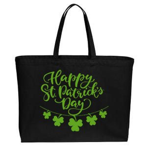 Cool Shamrock Irish Culture Happy St. Patricks Day Women Cotton Canvas Jumbo Tote