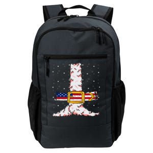 Christmas Santa I Saw That You Nasty Daily Commute Backpack