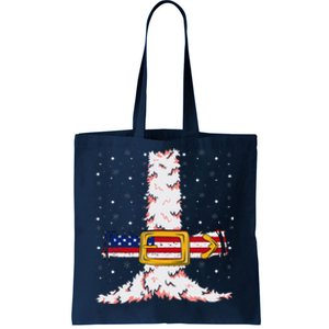 Christmas Santa I Saw That You Nasty Tote Bag