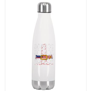 Christmas Santa I Saw That You Nasty Stainless Steel Insulated Water Bottle