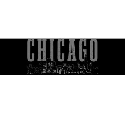 Chicago Skyline Illinois Vintage Chicago Pride Bumper Sticker