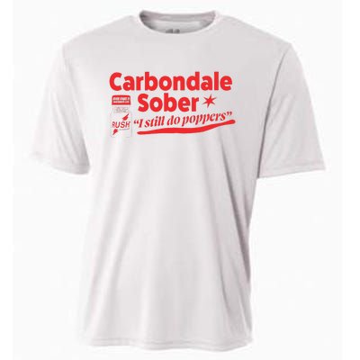 Carbondale Sober I Still Do Poppers Rush Gay Queer Lgbtq Cooling Performance Crew T-Shirt