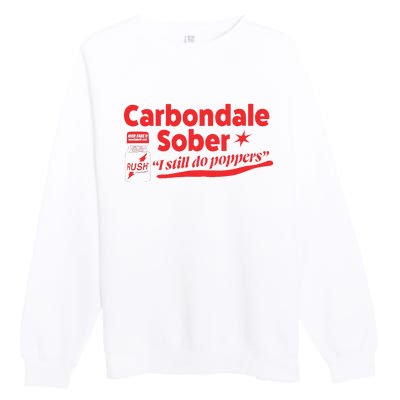 Carbondale Sober I Still Do Poppers Rush Gay Queer Lgbtq Premium Crewneck Sweatshirt