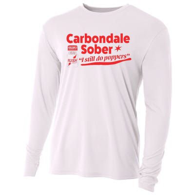 Carbondale Sober I Still Do Poppers Rush Gay Queer Lgbtq Cooling Performance Long Sleeve Crew