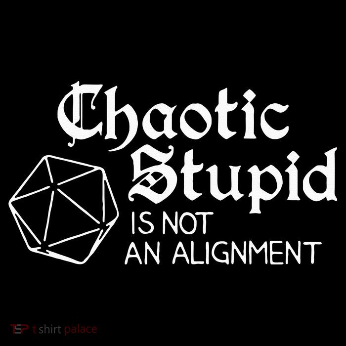 Chaotic Stupid Is Not An Alignment Stripe Pom Pom Beanie