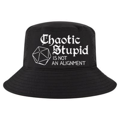 Chaotic Stupid Is Not An Alignment Cool Comfort Performance Bucket Hat