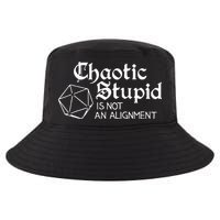 Chaotic Stupid Is Not An Alignment Cool Comfort Performance Bucket Hat