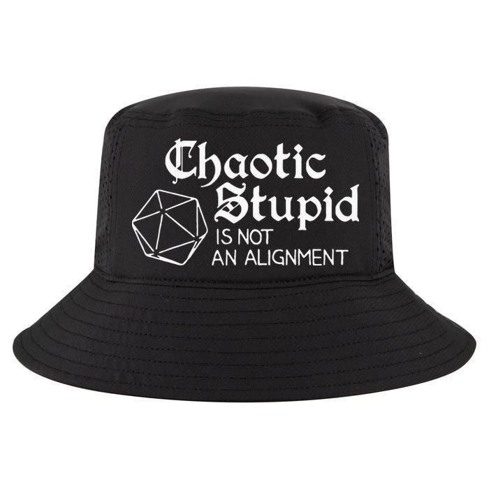 Chaotic Stupid Is Not An Alignment Cool Comfort Performance Bucket Hat