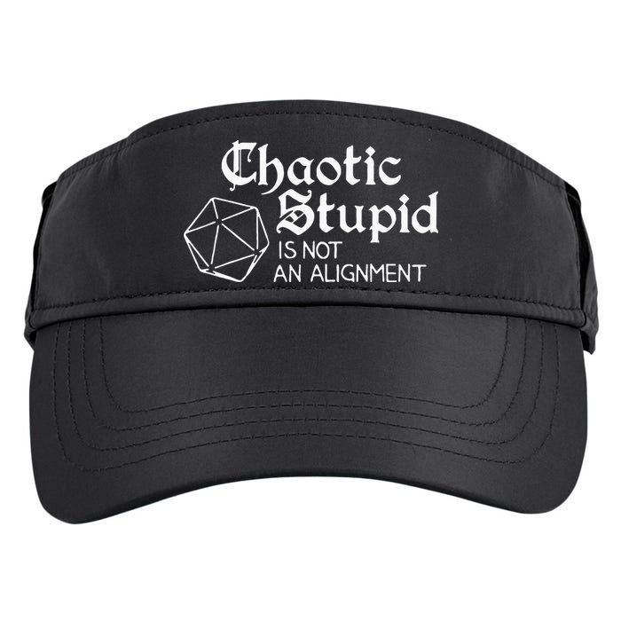 Chaotic Stupid Is Not An Alignment Adult Drive Performance Visor