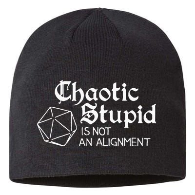 Chaotic Stupid Is Not An Alignment Sustainable Beanie