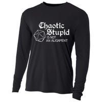 Chaotic Stupid Is Not An Alignment Cooling Performance Long Sleeve Crew