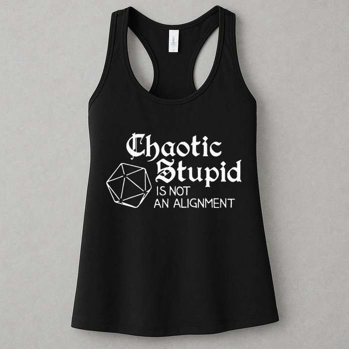 Chaotic Stupid Is Not An Alignment Womens Tank Top