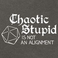 Chaotic Stupid Is Not An Alignment Cotton Canvas Backpack