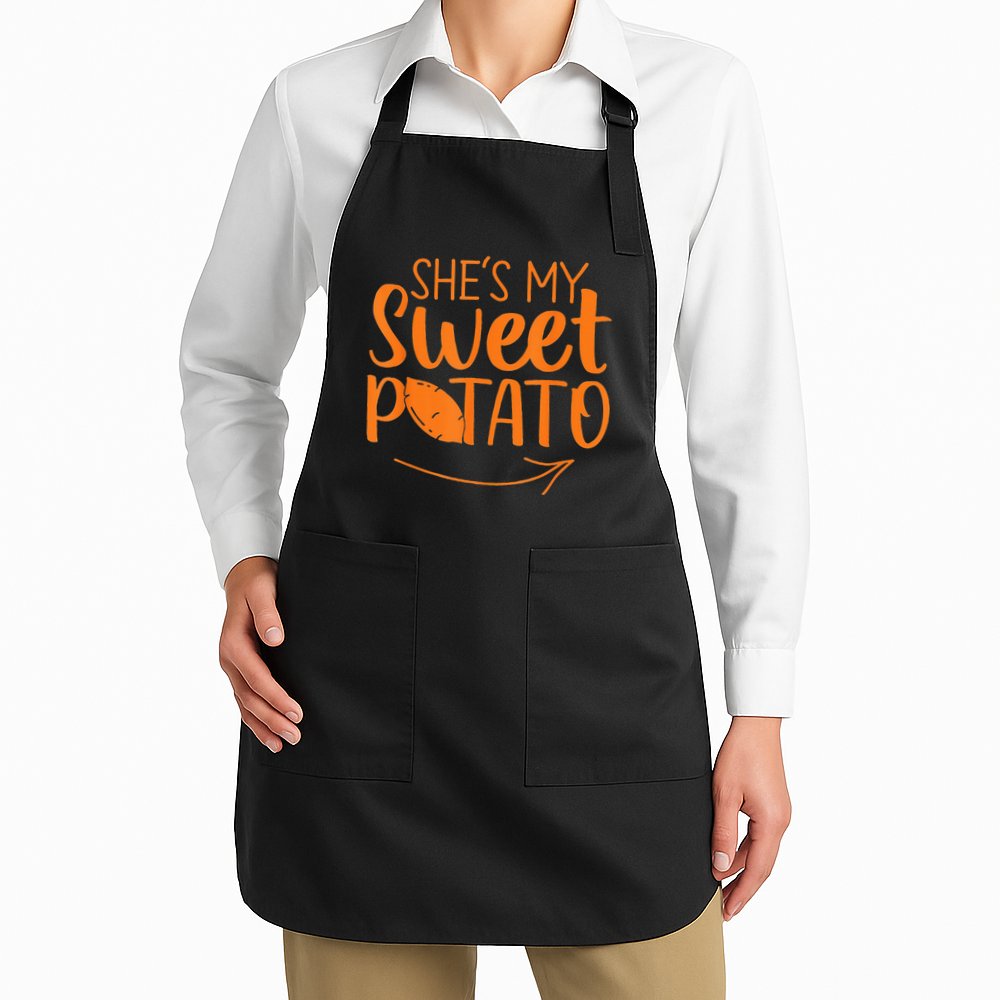 Couples She Is My Sweet Potato I Yam Apron