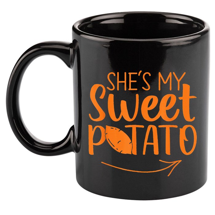 Couples She Is My Sweet Potato I Yam 11oz C Handle Ceramic Mug