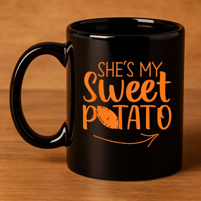 Couples She Is My Sweet Potato I Yam 11oz C Handle Ceramic Mug