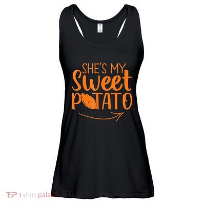 Couples She Is My Sweet Potato I Yam Ladies Essential Flowy Tank