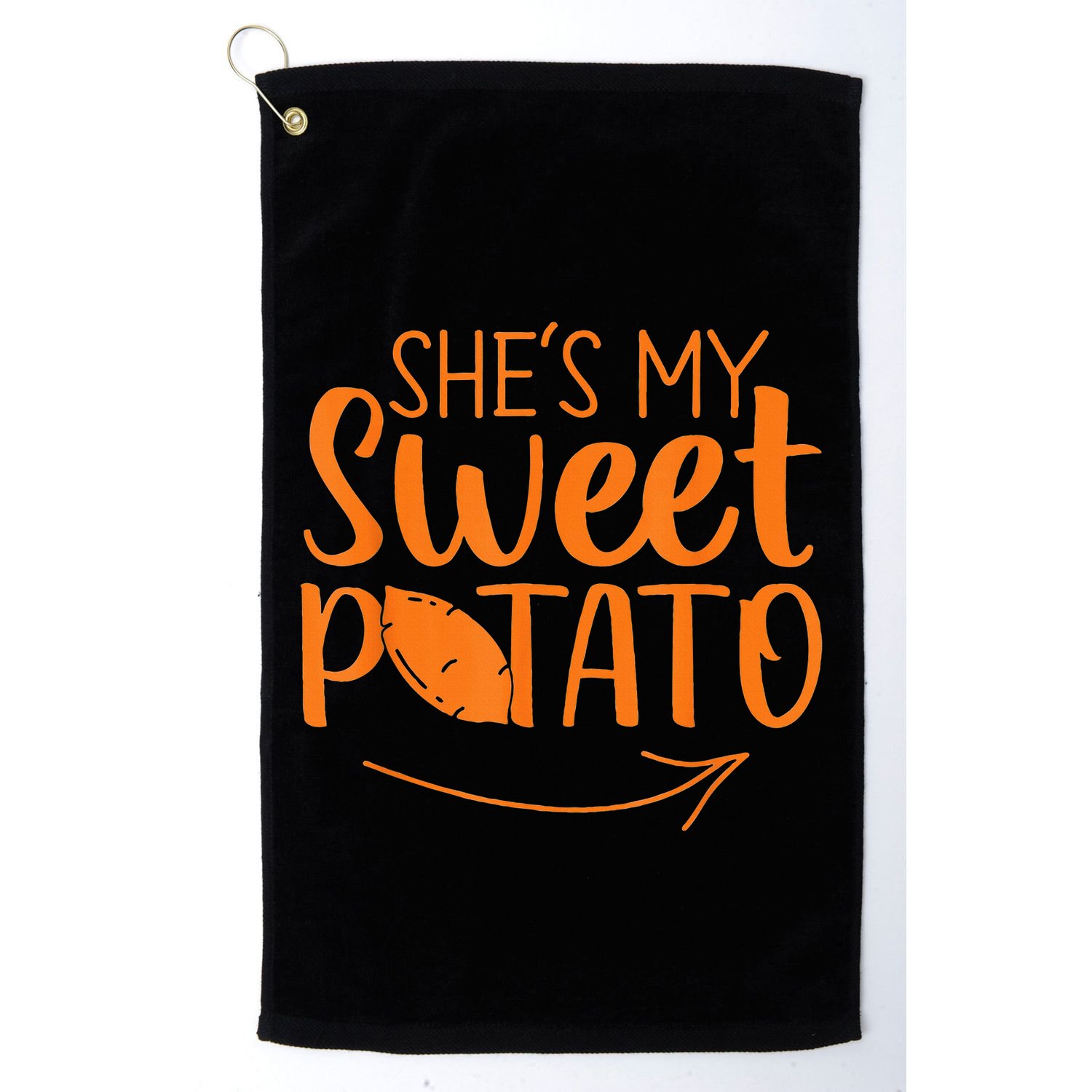 Couples She Is My Sweet Potato I Yam Golf Towel