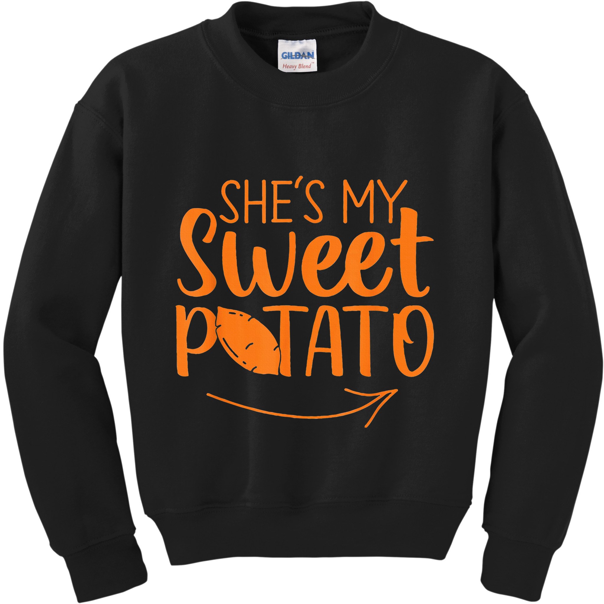 Couples She Is My Sweet Potato I Yam Kids Sweatshirt