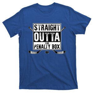 Cool Sports Ice Hockey Player Straight Outta The Penalty Box Gift T-Shirt