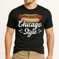 Chicago Style Illinois Hot Dog Cooling Performance Crew T-Shirt
