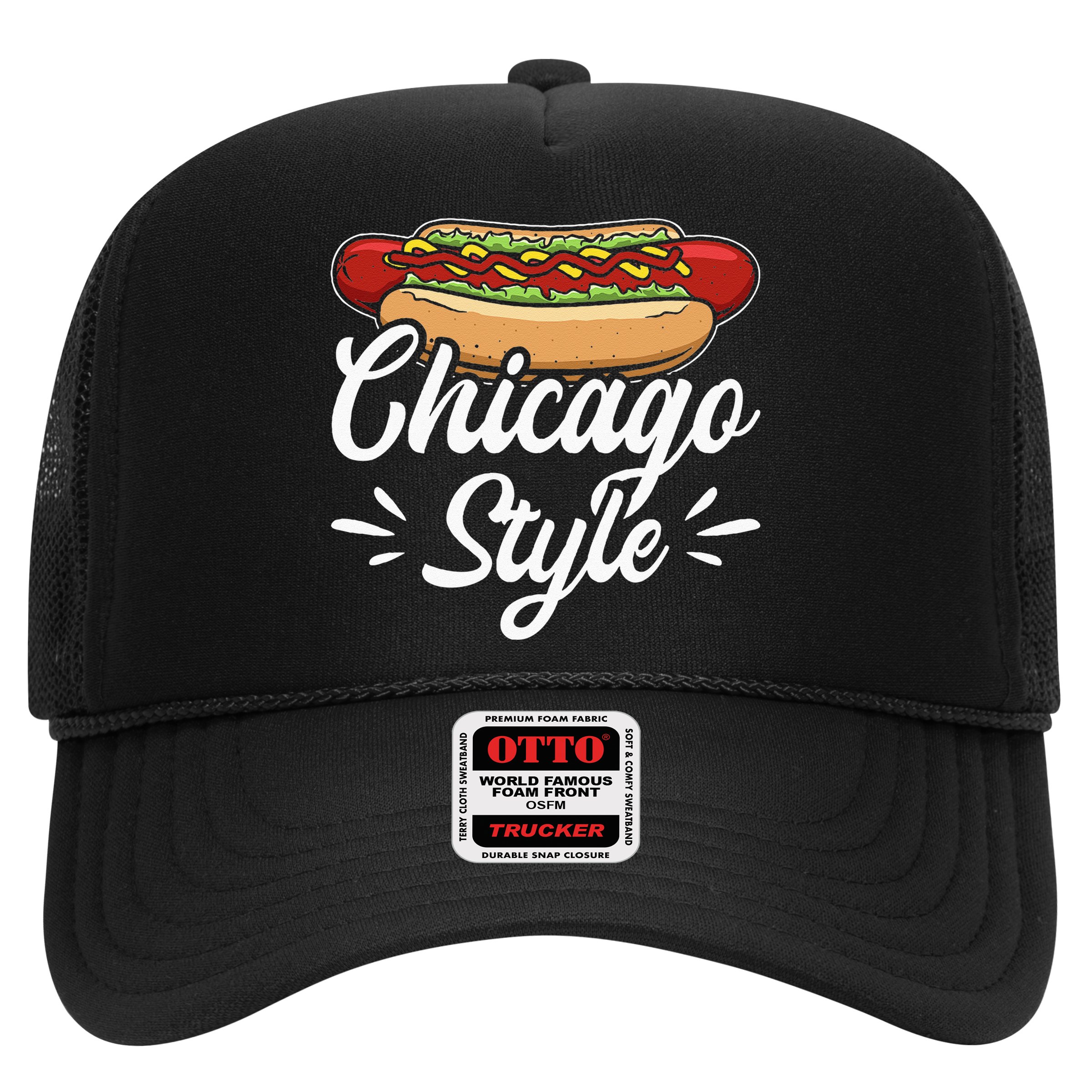 Chicago Style Illinois Hot Dog Hat