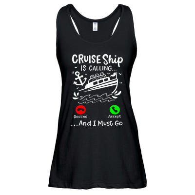 Cruise Ship Is Calling Ladies Essential Flowy Tank