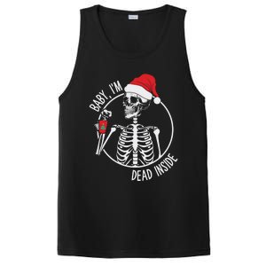 Christmas Skeleton Ing Coffee IM Dead Inside Gift PosiCharge Competitor Tank