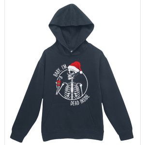 Christmas Skeleton Ing Coffee IM Dead Inside Gift Urban Pullover Hoodie