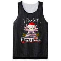 Christmas Santa I Axolotl Questions Cute Kawaii Axolotl Meme Mesh Reversible Basketball Jersey Tank