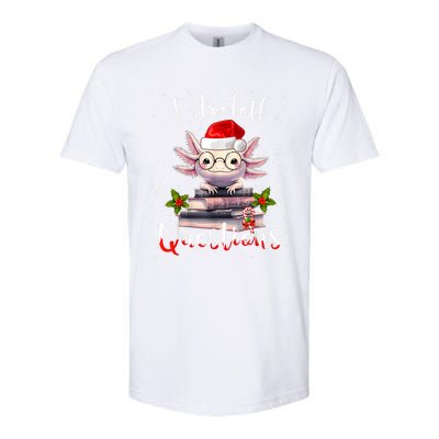 Christmas Santa I Axolotl Questions Cute Kawaii Axolotl Meme Softstyle CVC T-Shirt