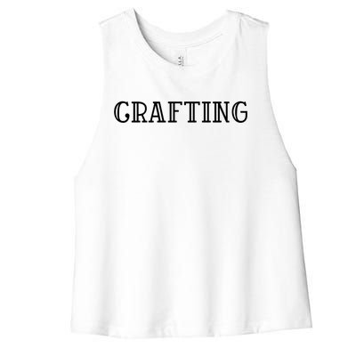 Crafting Scrapbook I Do Crafts Scrapbooking Scissor Gift Women's Racerback Cropped Tank