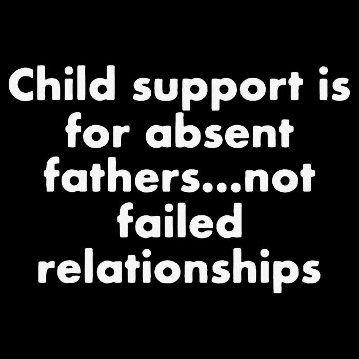 Child Support Is For Absent Fathers Not Failed Relationships Flat Bill Trucker Hat